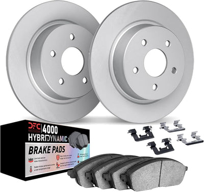 DFC 06-14 Honda Ridgeline Rear Geospec Rotors w/4000 HybriDynamic Brake Pads w/Hardware