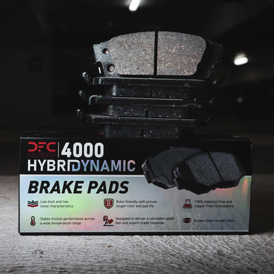 DFC 06-14 Honda Ridgeline Front Geospec Rotors w/4000 HybriDynamic Brake Pads w/Hardware