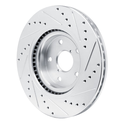 DFC 20-25 Subaru Forester Front Left Drilled & Slotted Silver Brake Rotor