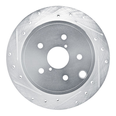 DFC 22-25 Subaru WRX Rear Left Drilled & Slotted Silver Brake Rotor