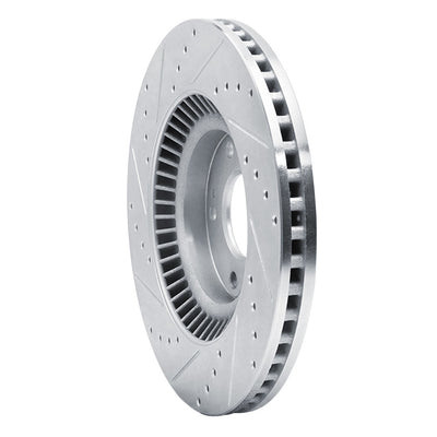 DFC 15-20 Kia Sorento Front Right Drilled & Slotted Silver Brake Rotor