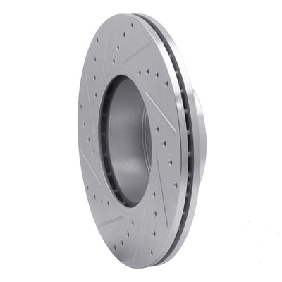 DFC 07-21 BMW X1 (USA/Canada) Front Right Drilled & Slotted Silver Brake Rotor