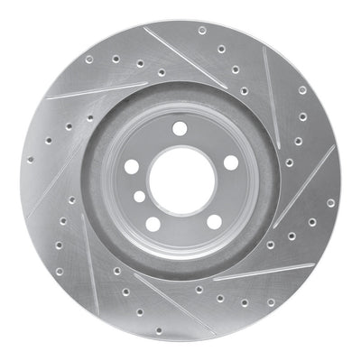 DFC 12-20 BMW 428i Rear Left Drilled & Slotted Silver Brake Rotor