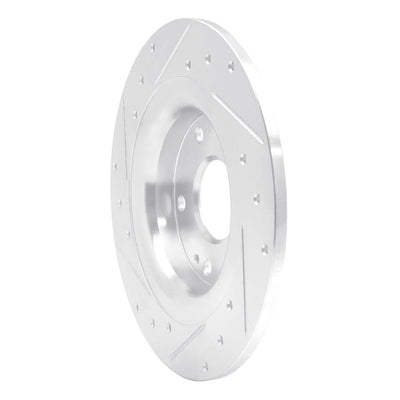 DFC 13-25 Acura INTEGRA Front Left Drilled & Slotted Silver Brake Rotor