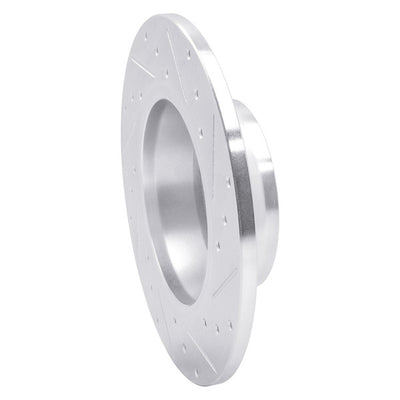 DFC 08-15 Audi TT Rear Left Drilled & Slotted Silver Brake Rotor