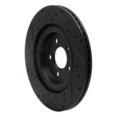 DFC 08-25 Audi SQ5 Sportback Rear Right Drilled & Slotted Black Brake Rotor