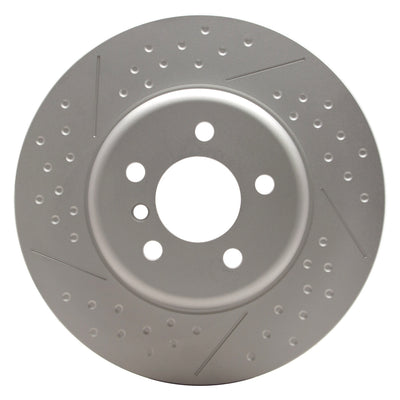 DFC 13-21 BMW 428i Rear GeoSPEC Coated Rotor - Dimpled and Slotted