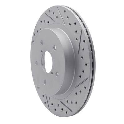 DFC 15-25 Subaru Legacy Rear Right Drilled & Slotted Geoperformance Rotor