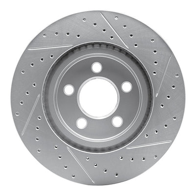 DFC 00-06 Jaguar Xjr Rear Left Drilled & Slotted Geoperformance Rotor
