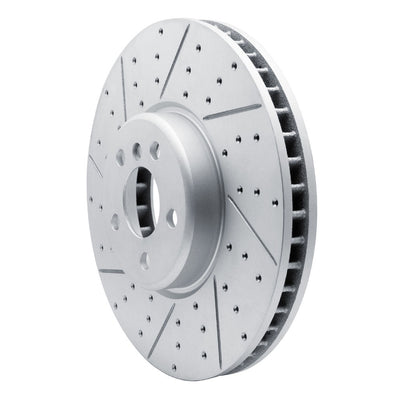 DFC 16-26 BMW X6 Right Front Drilled & Slotted Geoperformance Rotor