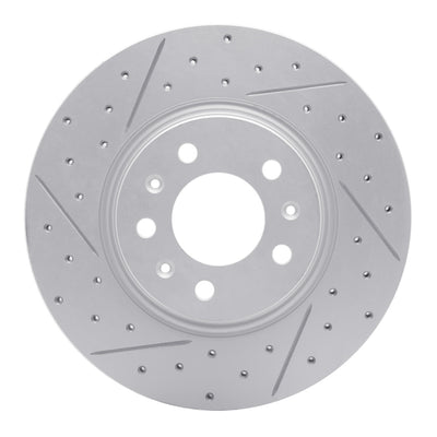 DFC 06-10 Pontiac Solstice Front Left Drilled & Slotted Geoperformance Rotor