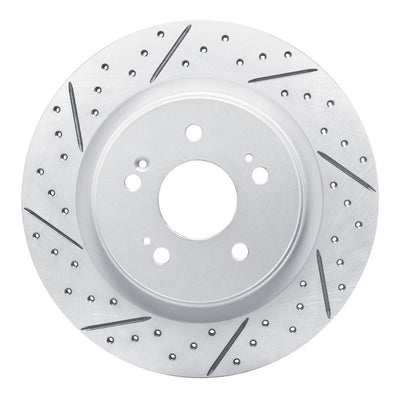 DFC 18-26 Honda Odyssey Rear Left Drilled & Slotted Geoperformance Rotor