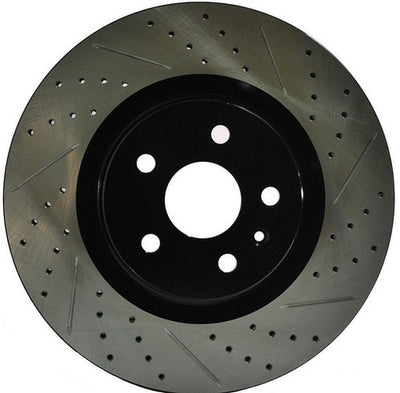 DFC 03-06 Mitsubishi Lancer Front Left Drilled & Slotted Geoperformance Rotor