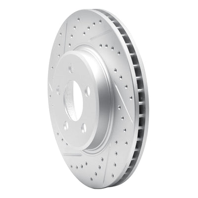 R1 97-04 Porsche Boxster Front Left Drilled & Slotted Geoperformance Rotor