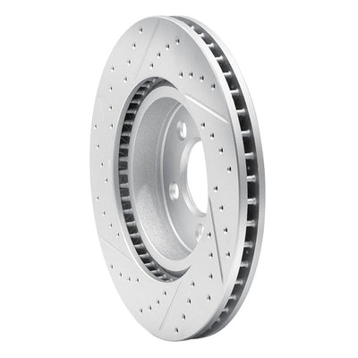R1 97-05 Acura Nsx Front Right Drilled & Slotted Geoperformance Rotor