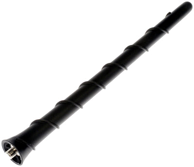 SHORT RUBBER ANTENNA MAST BLACK