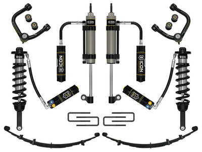 ICON 05-15 Toyota Tacoma 0-3.5in/16-17 Toyota Tacoma 0-2.75in Stg 10 Suspension System w/Tubular Uca