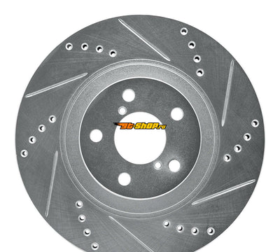 R1 13-25 ScIon FR-S Front & Rear Drill/Slot Silver Rotors w/Perf Sport Pads