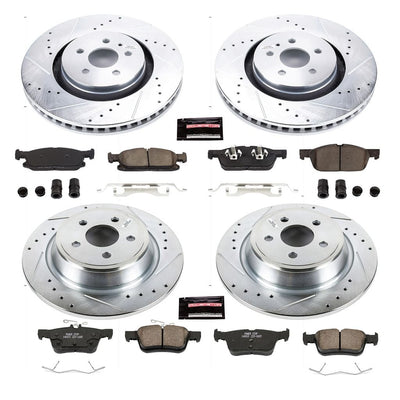 Power Stop Z23 COATED KIT W/ AS CALS CPR7231-23