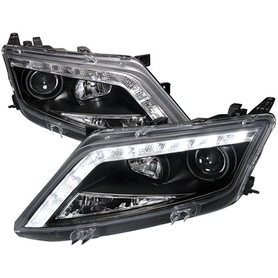 PROJECTOR HEADLIGHTS BLACK HOUSING