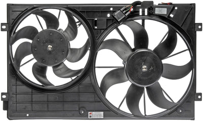DUAL FAN ASSEMBLY W/ MOTOR