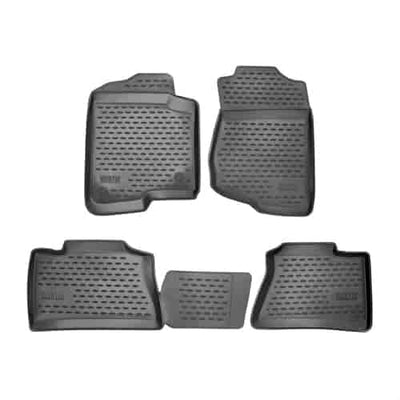 ~(6 lbs. 33X20X6)~ Profile Floor Liners Front and 2nd Row Black Vibe 2009-2012