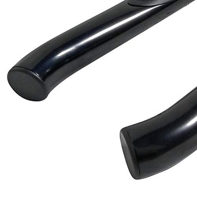 3 INCHES ROUND SIDE STEP BAR - BLAC
