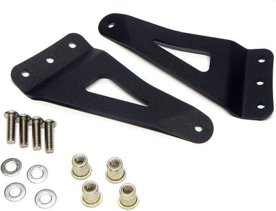 0713 GM 50INCH STRAIGHT LED LIGHT BAR UPPER WINDSHIELD MOUNTING BRACKETS