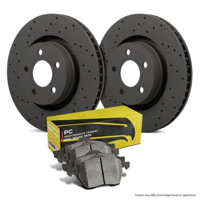 GiroDisc 2020+ Toyota GR Supra w/ 3.0L Front Titanium Pad Shields