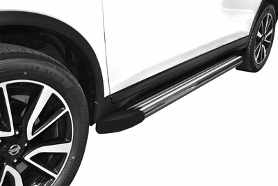 21C ROGUE RUNNING BOARDS RB2 BLACK SIDE STEPS