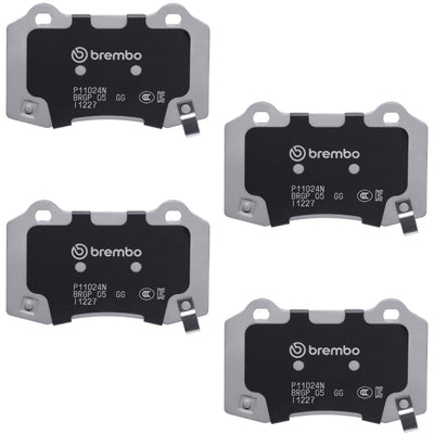 Brembo 08-20 Dodge Challenger/06-10/12-15 Charger Premium NAO Ceramic OE Equivalent Pad - Rear