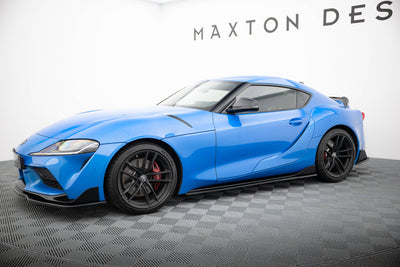 Maxton Design V2 Red Side Skirts - Supra 2020