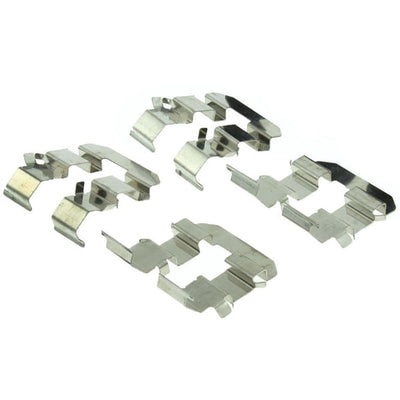 Centric Posi-Quiet Semi-Metallic Brake Pads w/Hardware - Rear