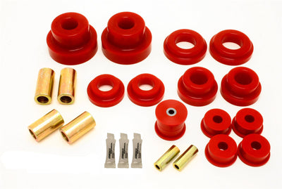BMR 10-15 5th Gen Camaro Pro Version Rear Cradle Bushing Kit (BK024 BK029) - Red