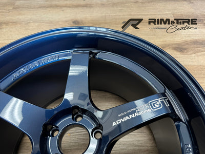 Advan GT Premium Version 20x12 5x114.3 +20mm Racing Titanium Blue Wheel