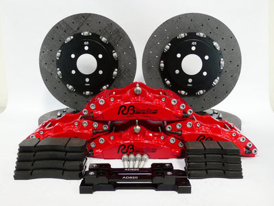 Big Brake Kit with Front 6-Pot and Rear 4-Pot Calipers