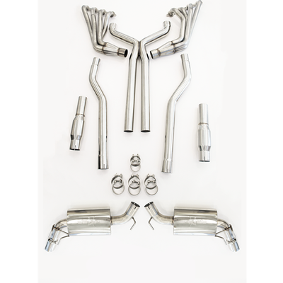 Long Tube Headers w/ Catted Connection Pipes