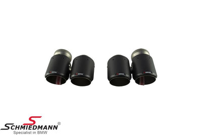 Akrapovic 2021+ BMW G87 M2, G80 M3 & G82 M4 Classic Carbon Design Tail Pipe Set