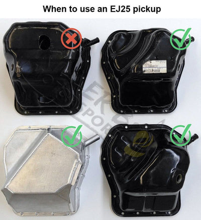 Killer B Performance Subaru EJ25 High Flow Ultimate Oil Pickup Baffle Combo