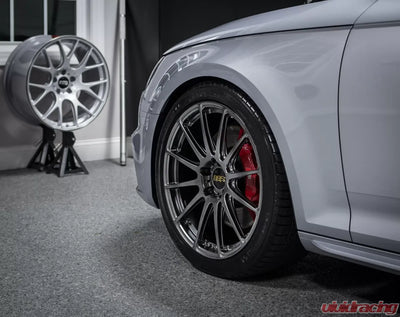 BBS FS 19x9 5x112 ET25 Diamond Silver Wheel -82mm PFS/Clip Required