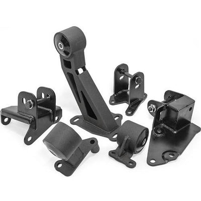 Innovative 96-00 Civic J-Series Black Steel Mounts 75A Bushings (EG/DC Subframe)
