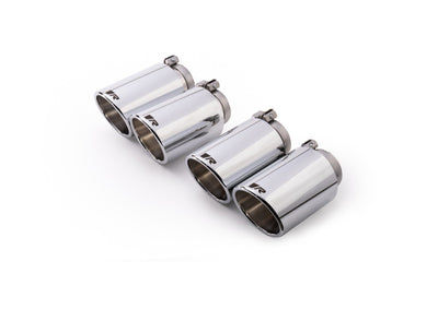 Remus 2014 BMW M3 F80 Sedan 3.0L 317 Kw (S55B30) Axle Back Exhaust w/Chrome Tail Pipe Set