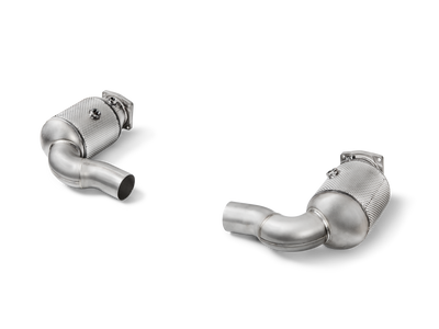Akrapovic 16-17 Porsche 911 Turbo/Turbo S (991.2) Link Pipe Set w/ Cat (SS)
