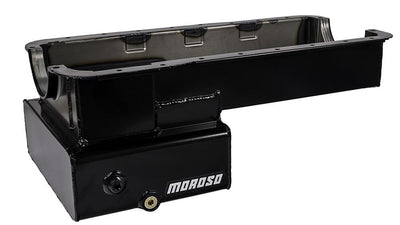Moroso Ford 289-302 (w/Front Sump) Road Race Baffled Wet Sump 7qt 8in Steel Oil Pan