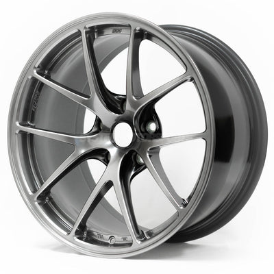 BBS RI-A 18x10.5 5x120 ET22 Diamond Black Wheel -82mm PFS/Clip Required