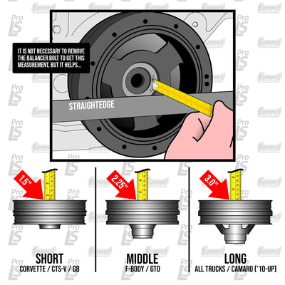 ATI Damper - 7.425in - Steel LW - 8 & 4 Grv - LS1/LS2 - F & V Body - 3 Ring