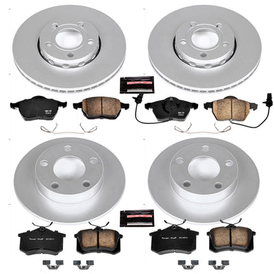 Power Stop 99-05 Volkswagen Passat Front & Rear Z23 Evolution Sport Coated Brake Kit