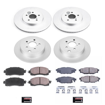 Power Stop 2018 Subaru Crosstrek Front & Rear Z17 Evolution Geomet Coated Brake Kit
