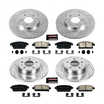 Power Stop 12-17 Buick Verano Front & Rear Z23 Evolution Sport Brake Kit