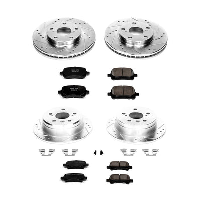 Power Stop 00-01 Toyota Camry Front & Rear Z23 Evolution Sport Brake Kit